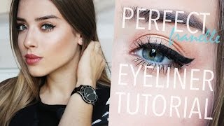 PERFEKTER EYELINER TUTORIAL  franelle [upl. by Schweitzer]