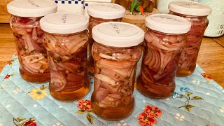 Canning Pickled Red Onions [upl. by Eniluqcaj]