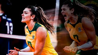 Crazy Volleyball Moments With Rosamaria Montibeller  Best Volleyball Actions  VNL 2021 HD [upl. by Brnaba]