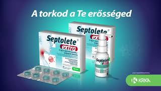 Septolete extra A torkod a Te erősséged Átfogó kezelés torokfájás esetén [upl. by Linus]