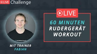 RUDERGERÄT  Flow Workout mit Trainer Fabian [upl. by Sal]