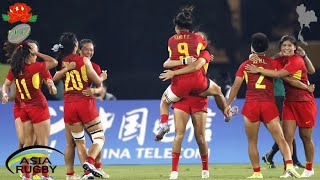 China Women Rugby 7  Asia Rugby Sevens Series 2023 Thailand [upl. by Nickola]