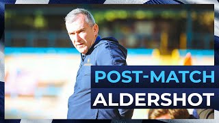 Aldershot Town PostMatch Interview with Chris Millington [upl. by Acul]