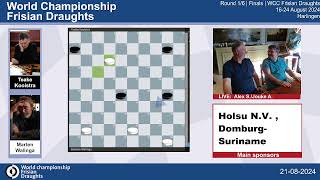 World Championship frisian draughts  Finals Day 1 [upl. by Yreffej240]