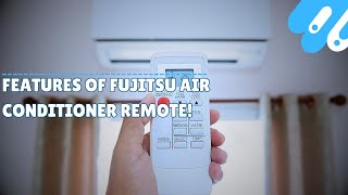 Features of Fujitsu air conditioner remote [upl. by Christiansen]