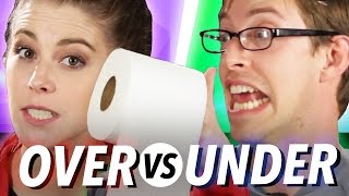 Toilet Paper Over Vs Under • Debatable [upl. by Adebayo838]