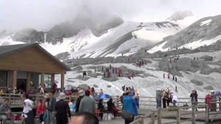 Yulong Gletscher 4560 m bei Lijiang Yulong glacier [upl. by Areid596]