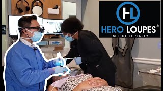 UR Hero Loupes  Premolar Root Canal  Straight Excellent Posture [upl. by Akimehs400]