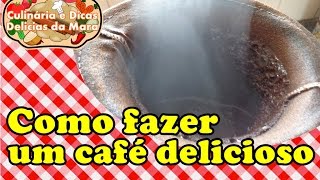 COMO FAZER UM CAFÉ DELICIOSO NO COADOR DE PANO POR MARA CAPRIO [upl. by Eeleak]