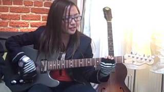 Charice  Bleeding Love Short version  playing guitar [upl. by Yesllek561]