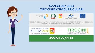 Avviso 222018  Tirocini extracurriculari  Adesione [upl. by Camey54]