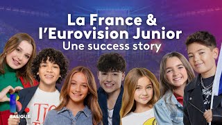 La success story entre lEUROVISION JUNIOR et la France [upl. by Joachima]