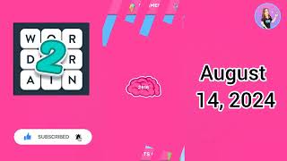 WordBrain 2 Summer Event Day 12 August 14 2024 [upl. by Ruthi959]