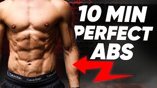 10 MIN PERFECT ABS WORKOUT RESULTS GUARANTEED [upl. by Esele]