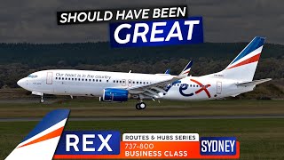 The End of Rex amp Origins of SYD · REX 737 Business Class 🇦🇺 Sydney ✈ Adelaide · A Double Tribute [upl. by Abagail]