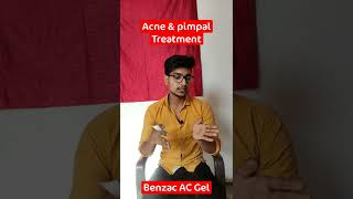 Benzac AC Gel for Acne amp pimpal benzoyl peroxide se pimpal 2 से 3 दिन में गायब। pimple acne [upl. by Eninej]