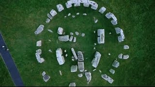 Dronehenge Stonehenge filmed by a drone  BBC NEWS [upl. by Jillian]