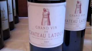 Lafite Latour Margaux Mouton Rothschild HautBrion [upl. by Eirek842]