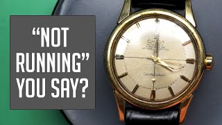 quotNot Runningquot Omega Constellation Vintage Watch Restoration [upl. by Adrea]