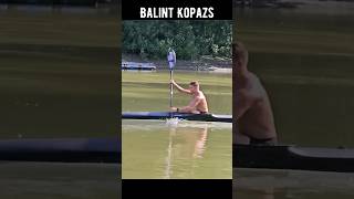 Olympic Champion Balint Kopasz TECHNIQUE 🔥 Kayaksprint shorts kayak [upl. by Labinnah]