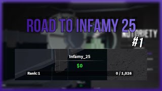 Road to Infamy 25 1  Notoriety  Roblox [upl. by Leacim738]