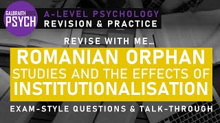 Attachment Institutionalisation and Orphans  Exam Questions amp Revision  ALevel  AQA Psychology [upl. by Kabob]