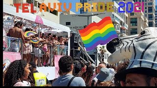 Tel Aviv Pride Parade 2021  Israel 2021 [upl. by Ahsinrad317]