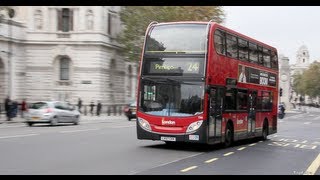 London Buses Route 24 GoAhead Stockwell garage [upl. by Honniball6]