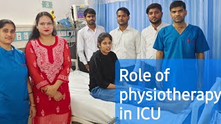 Role of physiotherapy in ICU  Dr Shilpi Gupta physiotherapy viral benifits physiotherapy physio [upl. by Ruddie]