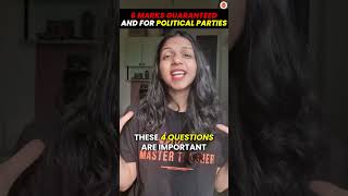 6 Marks GUARANTEED in SST 10TH BOARD Exam👍  Most Important Questions of Political Parties Cbse2024 [upl. by Herson]