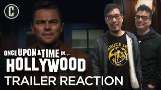 Once Upon A Time In Hollywood Trailer Reaction [upl. by Sirrah]