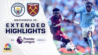 Manchester City v West Ham United Matchweek 38  PREMIER LEAGUE HIGHLIGHTS  5192024  NBC Sports [upl. by Clementius]