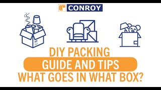 DIY Packing Tips  What Goes in What Size Box [upl. by Heathcote]