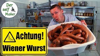 Wiener Wurst selber machen Frankfurter Würstchen selber machen Würstchen nach Wiener Art [upl. by Keen]