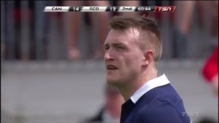 Stuart Hogg big 50 metre penalty vs Canada 2014 [upl. by Irol]