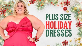 Plus Size Holiday TryOn Haul from Anthropologie [upl. by Cattan]