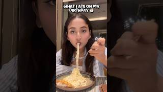 What I Ate On My Birthday minivlog ytshorts shorts [upl. by Remlap]