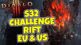 Season 32 Launch Challenge Rift 368  EU and USGuide Diablo 3 [upl. by Ahseiat525]