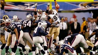 Adam Vinatieri Super Bowl XXXVI Game Winning Kick 2001 [upl. by Ninette]