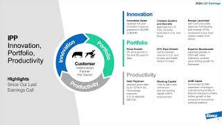 Elanco Animal Health ELAN Q3 2024 Earnings Presentation [upl. by Durkee]