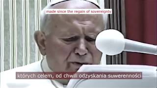 Jan Paweł II o Unii Europejskiej  11sty czerwca 1999 roku [upl. by Ellednahs]