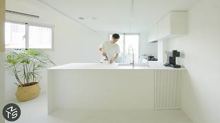 NEVER TOO SMALL Bright Minimalist Mezzanine Apartment Taiwan 70sqm753sqft [upl. by Jd]