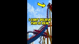 😳 STEEPEST Roller Coaster Drop IN THE WORLD Could You Do It shorts [upl. by Wira478]