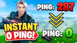 How To Get 0 Ping in Fortnite Chapter 5  Get Lower Ping Fast  Fortnite Tips amp Tricks [upl. by Courtney146]