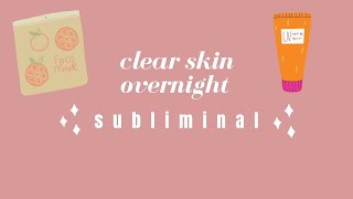 clear skin overnight ⎮𝓈𝓁𝑒𝑒𝓅 𝓈𝓊𝒷𝓁𝒾𝓂𝒾𝓃𝒶𝓁⎮⚠️ POWERFUL ⚠️ 8 hr ⎮wake up with clear skin [upl. by Frida697]