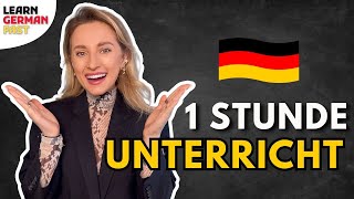 Grammatik amp Wortschatz 🇩🇪 Learn German Fast  1 Stunde [upl. by Annawaj]