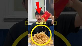 Dlaczego frytki McDonalds smakują tak dobrze 😲 shorts viral [upl. by Lissner494]