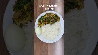 Easy Healthy Spinach Recipe for Dinnerfooddinneryoutubeshortslessadditives [upl. by Norbert]