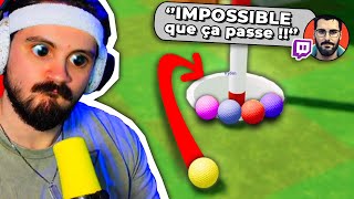 Ce streamer me défie sur GOLF IT  grave erreur [upl. by Sharlene]