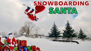 SNOWBOARDING SANTA [upl. by Elvie]